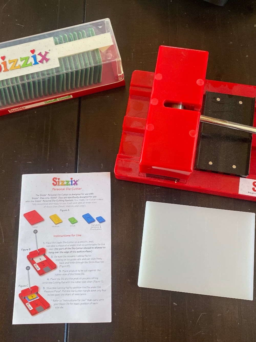 Sizzix Big Shot Die Cut Machine with Instruction Manual, A-Z Brushes & Acrylic B